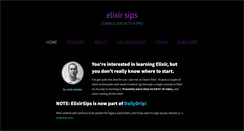 Desktop Screenshot of elixirsips.com